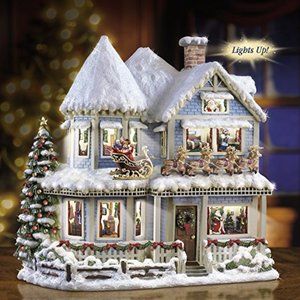 Thomas Kinkade Narrated 'Twas The Night Before Christmas Story House
